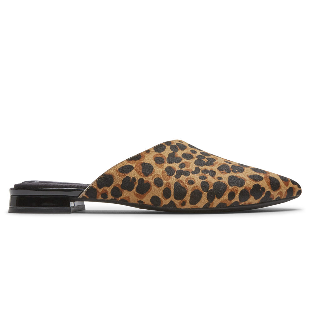 Rockport Mules For Womens Leopard - Total Motion Zuly Asymmetrical - ZU9203417